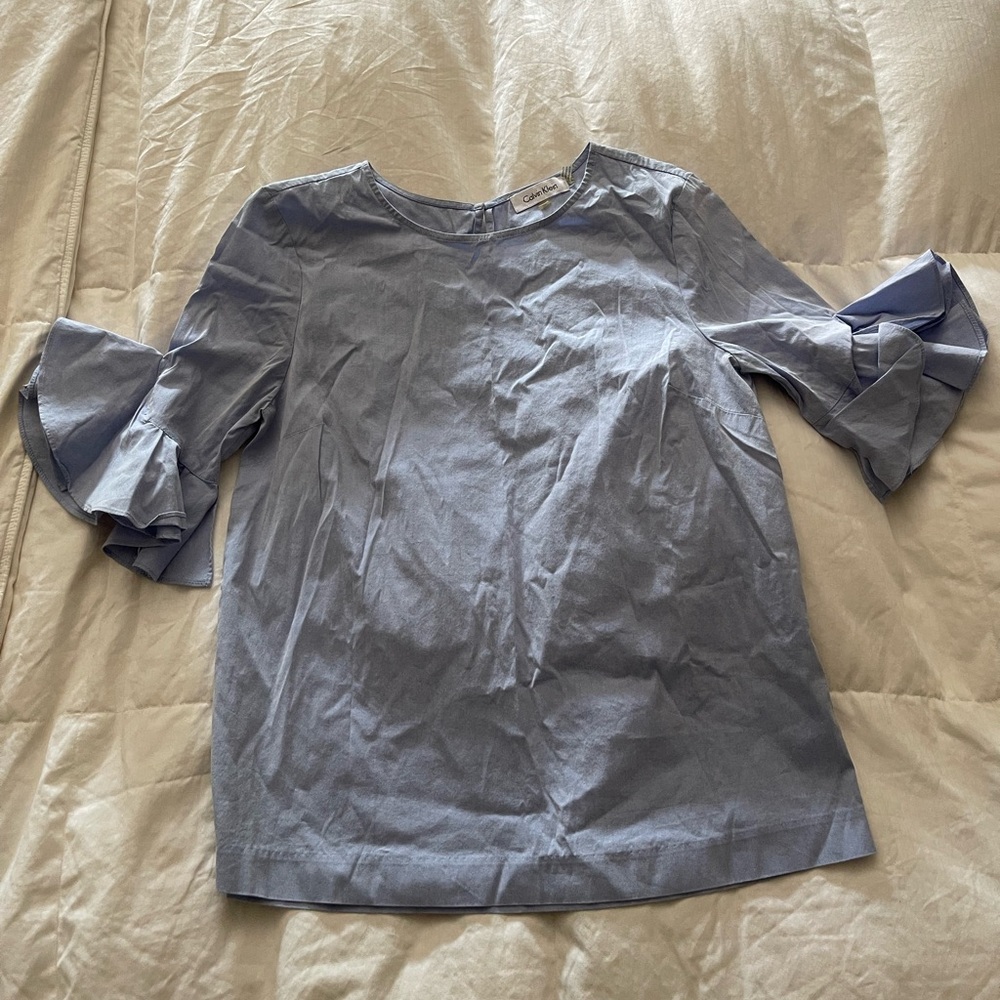 Calvin klein blouse light blue
